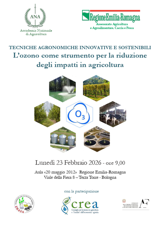 Tecniche agronomiche innovative e sostenibili. L’ozono come strumento per la riduzione degli impatti in agricoltura